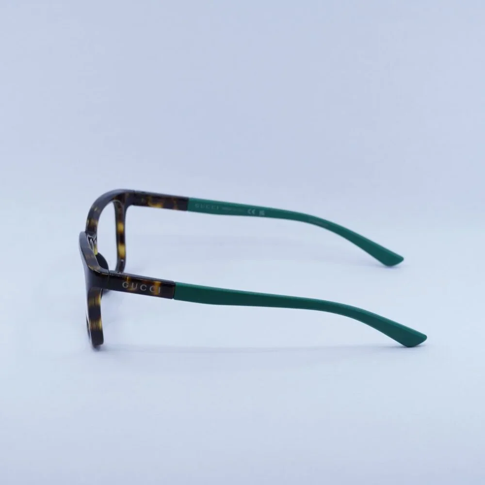 Gucci GG1738O 003 Eyeglasses Havana/Green Frame - Lowest Price!